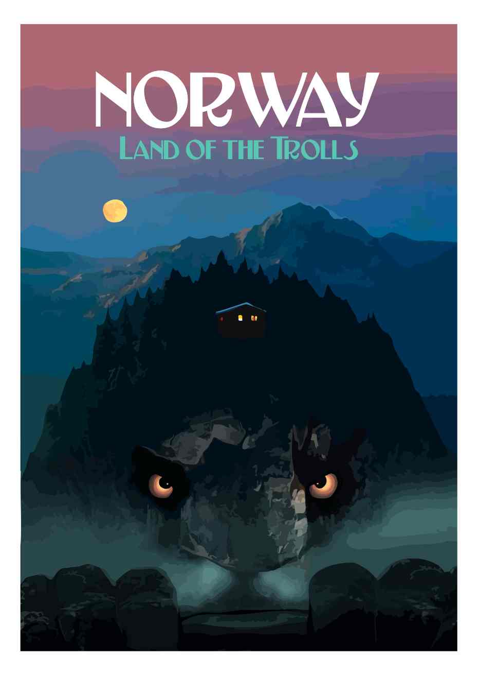 Land of the trolls magnet