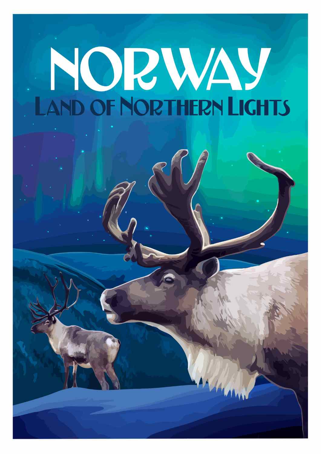 Land of the Northern lights magnet