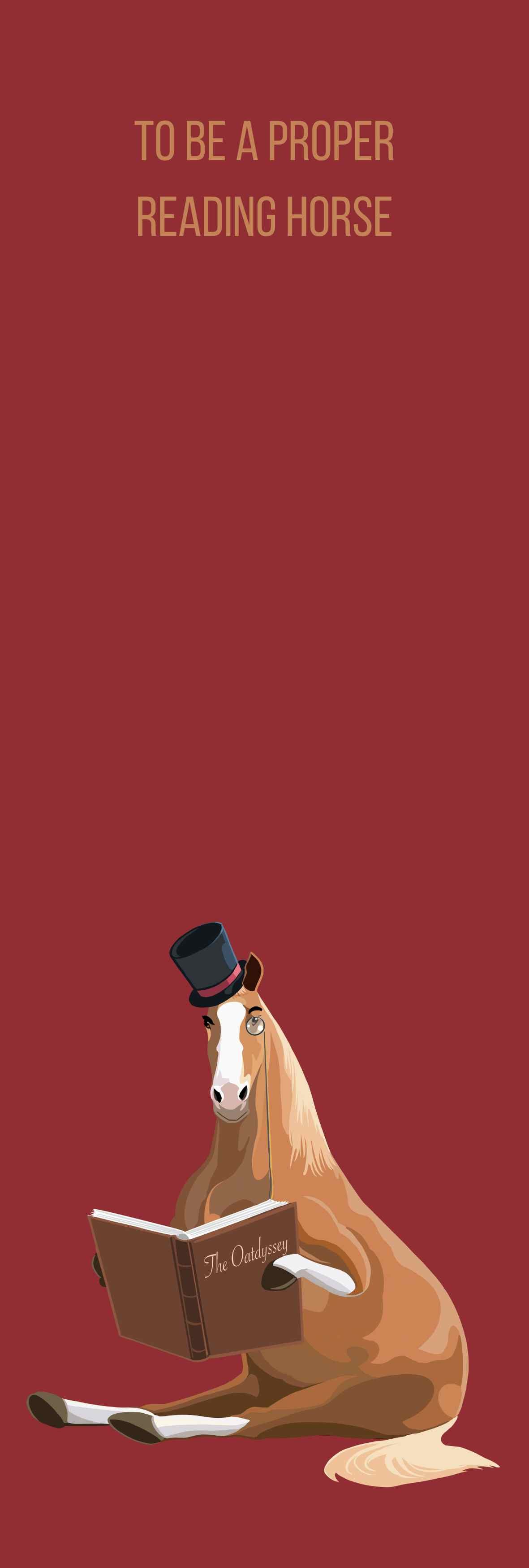 Reading horse bokmerke