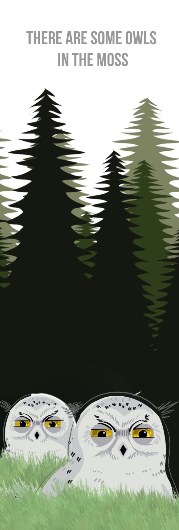 Moss owls bokmerke