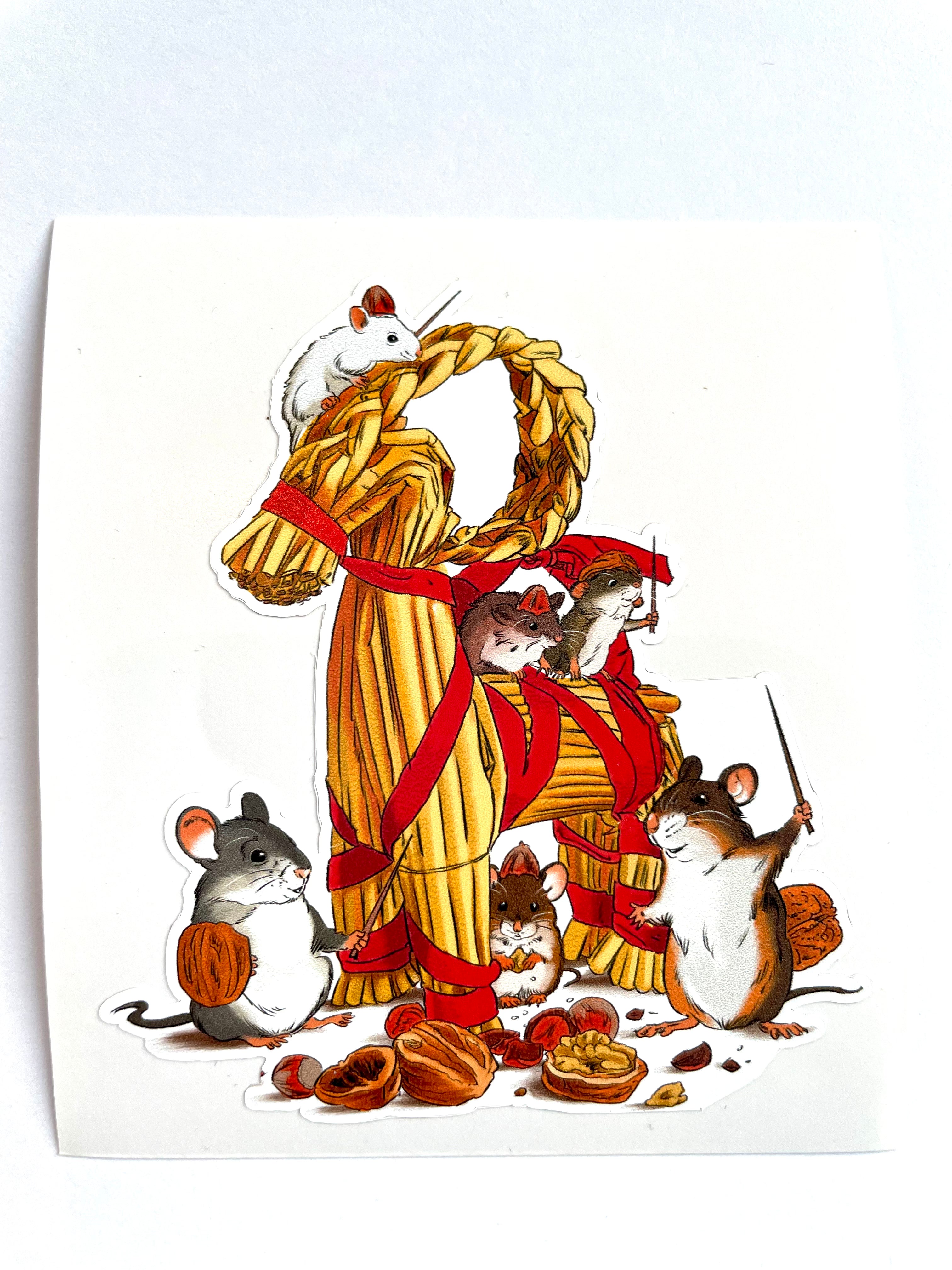 Halmbukk klistremerke