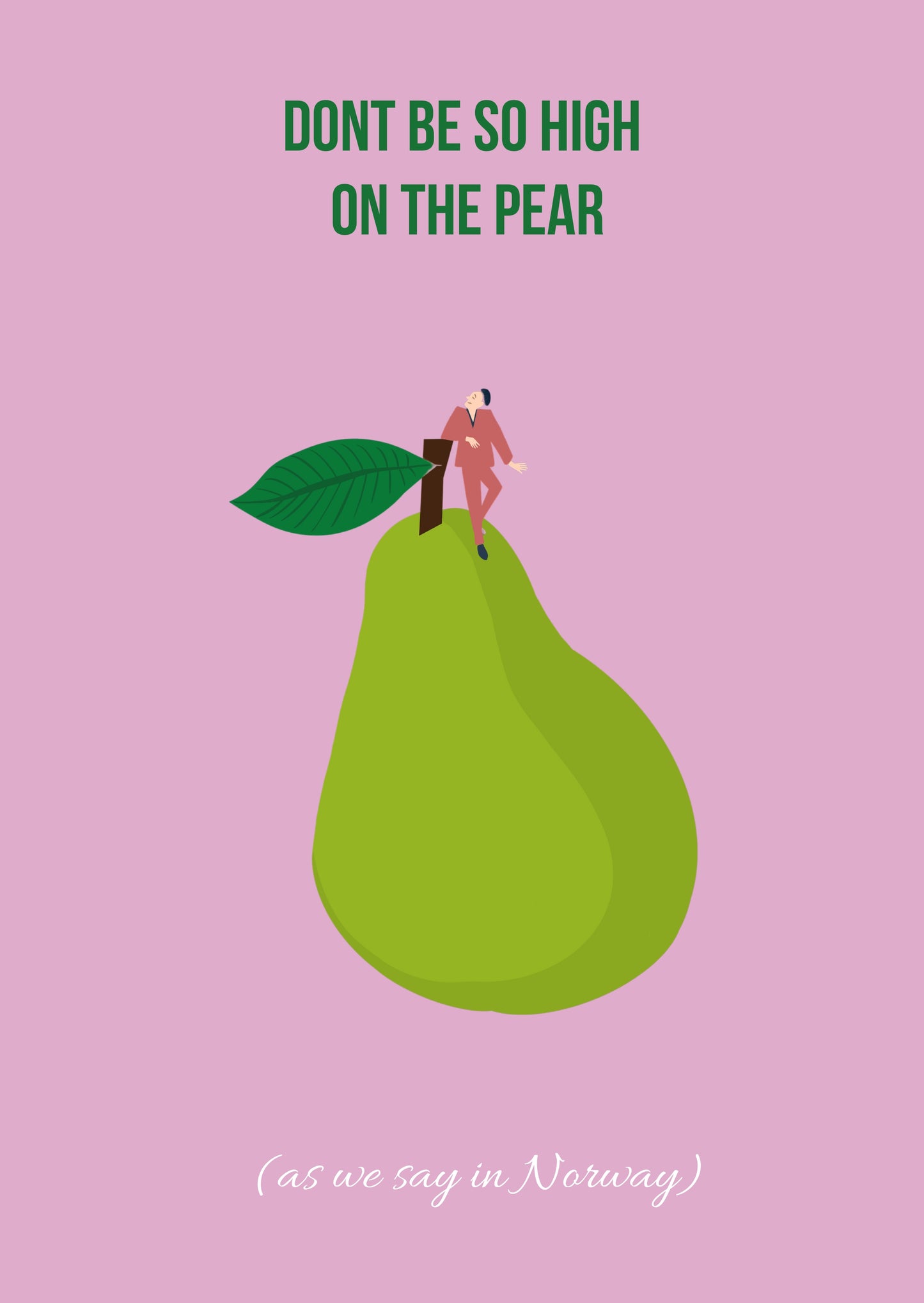 High on pear